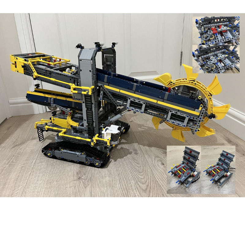 Heavy Equipment Lego - MOC-24566 جديد 42055 بقعة دلو عجلة