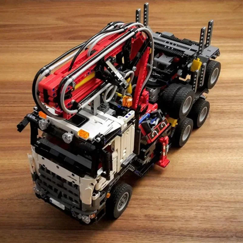 Heavy Equipment Lego - 42043 شاحنة خشبية طويلة رافعة ساني