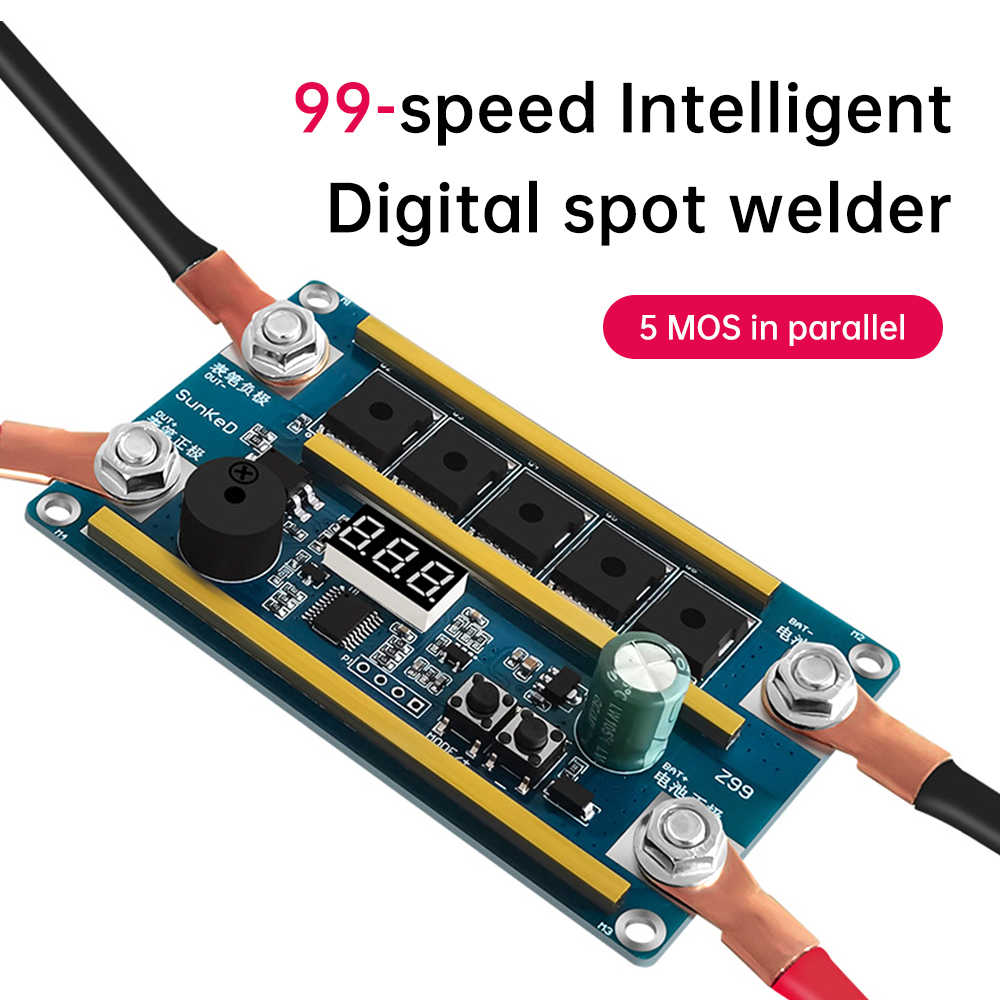 جهاز لحام نقطي 12 فولت مع لوحة - مراجعة Portable Welding Generator وسعره