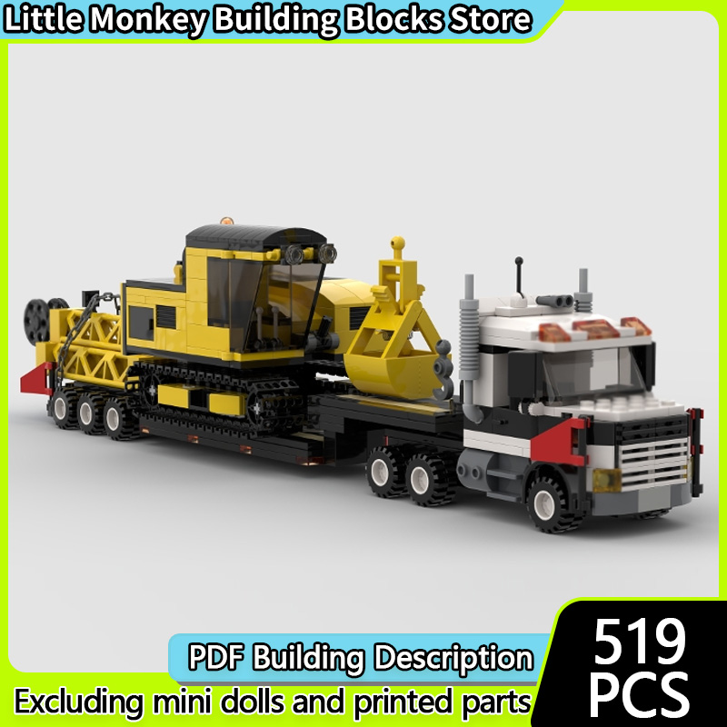 نموذج سيارة المدينة من قطع الب - مراجعة Heavy Equipment Lego وسعره