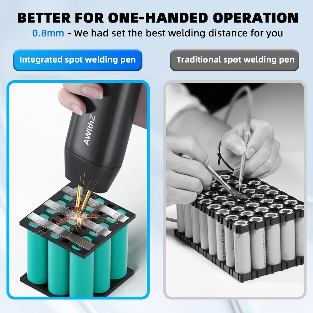 Awithz بطارية محمولة بقعة لحام - مراجعة Portable Welding Generator وسعره