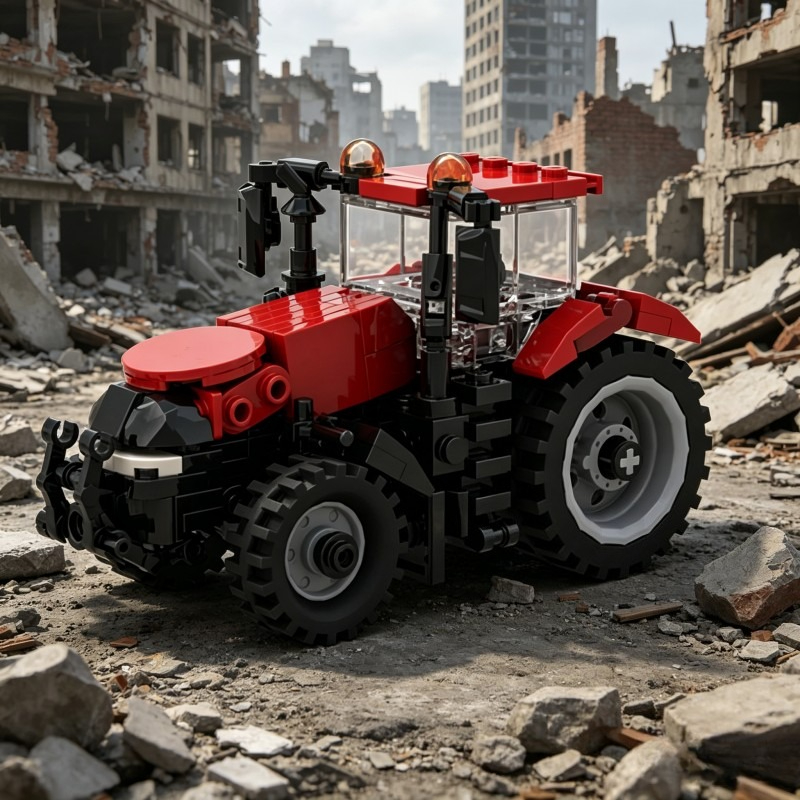 214 قطعة من مكعبات البناء المع - مراجعة Heavy Equipment Lego وسعره