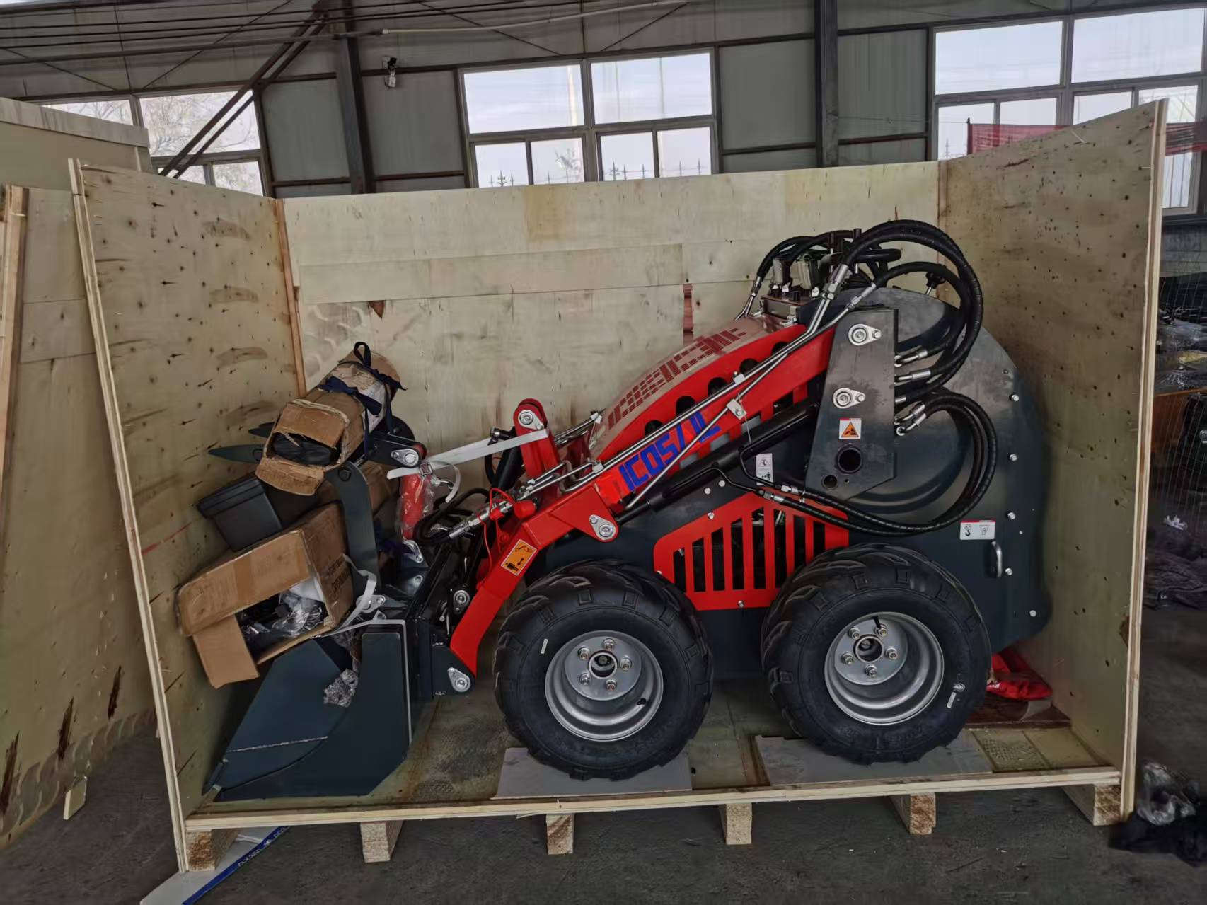 لودر انزلاقي 380E رباعي الدفع  - مراجعة Wheel Loader وسعره